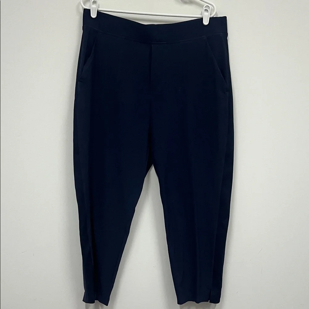 Athleta Brooklyn Ankle Pant  Navy Athletic Trousers Size 14/P - Picture 3 of 9